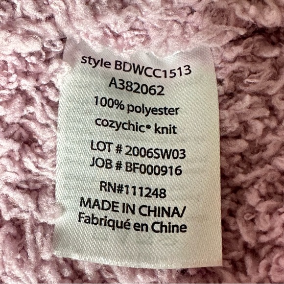 Barefoot Dreams CozyChic Boardwalk Fringe Cardigan 1X - Picture 4 of 4